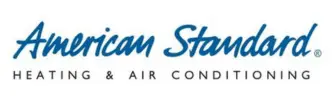 American Standard Heating and Air Conditioning logo representing one of the leading HVAC brands maintained and serviced by Express Refrigeration Ltd in Calgary