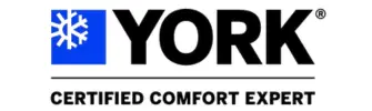 York Certified Comfort Expert logo representing one of the trusted HVAC brands serviced by Express Refrigeration Ltd in Calgary for heating and cooling systems
